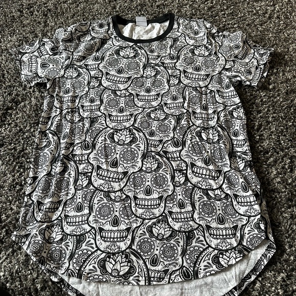 iml Sugarskull Skull Tee Short Sleeve T-Shirt - Large - Picture 2 of 4